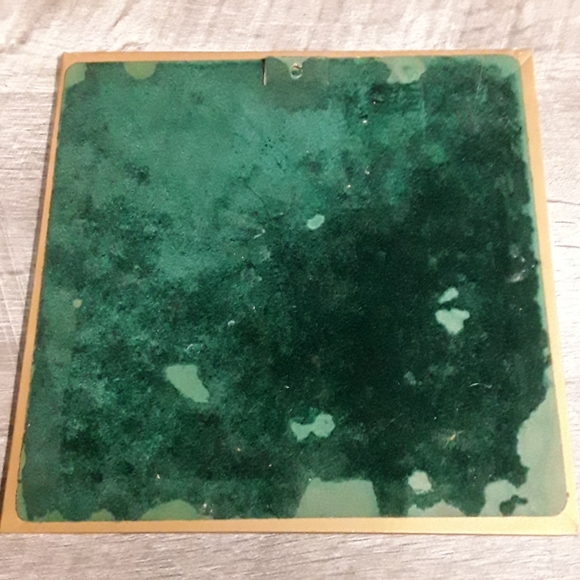 Henk Bos apples & cherries litho trivet, 1960 - Picture 4 of 5